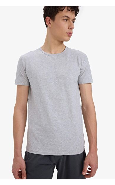 DeFacto Slim Fit Dar Kesim Bisiklet Yaka Üst L4885AZ25SPGR210