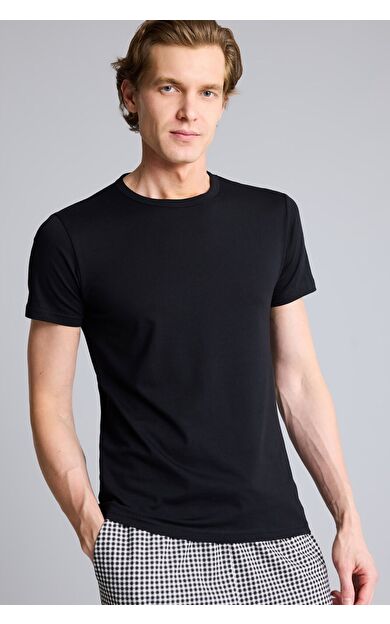 DeFacto Slim Fit Dar Kesim Bisiklet Yaka Üst