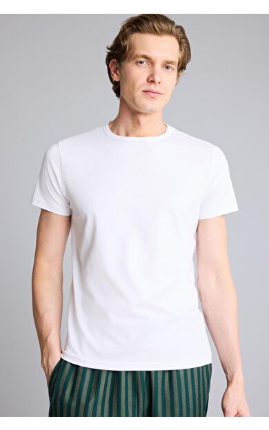 DeFacto Slim Fit Dar Kesim Bisiklet Yaka Üst