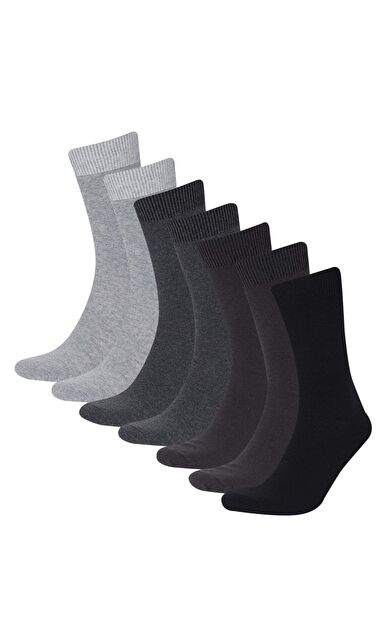DeFacto Erkek 7'li Uzun Çorap L5952AZNSGR4