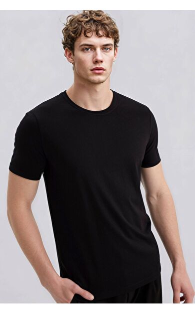 DeFacto Slim Fit Dar Kesim Bisiklet Yaka Kısa Kollu Tişört