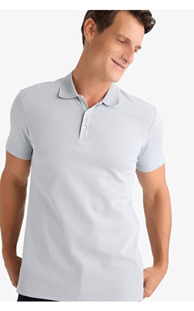 DeFacto Slim Fit Dar Kesim Basic Düz Kısa Kollu Polo Tişört M6609AZ25SPGR130