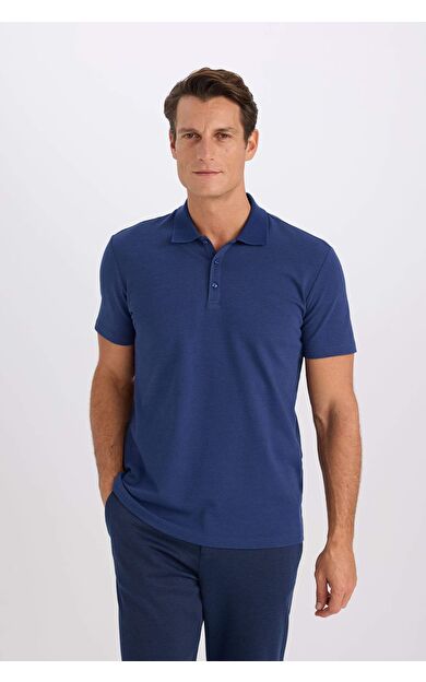 DeFacto Slim Fit Dar Kesim Basic Düz Kısa Kollu Polo Tişört M6609AZ25SPIN131