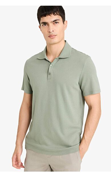 DeFacto Slım Fıt Polo Yaka Kısa Kollu Polo Tişört