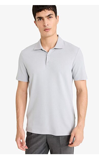 DeFacto Slım Fıt Polo Yaka Kısa Kollu Polo Tişört