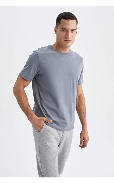 DeFacto Regular Fit Bisiklet Yaka Basic Tişört