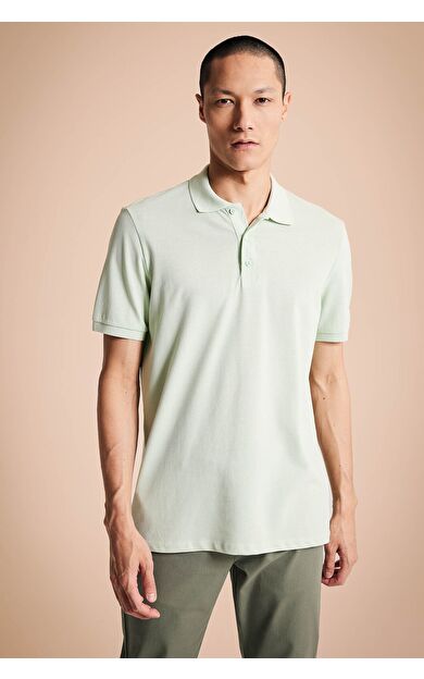 DeFacto Regular Fit Polo Tişört Turkuaz