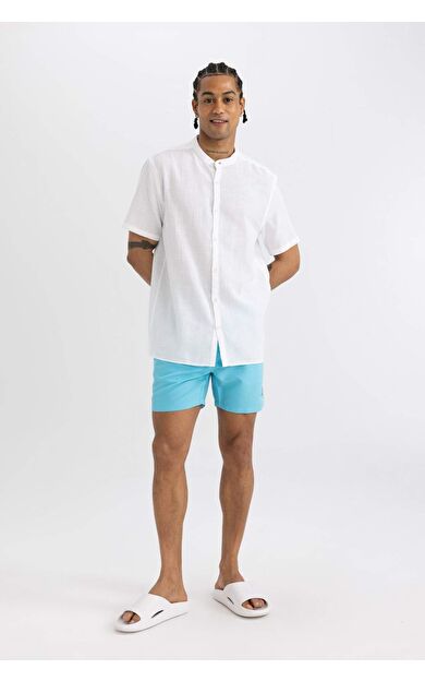 DeFactoFit File Astarlı Kısa Boy Deniz Şortu N0131AZ24HSTR111