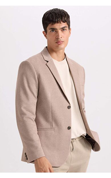 DeFacto Slim Fit Astarlı Blazer Ceket