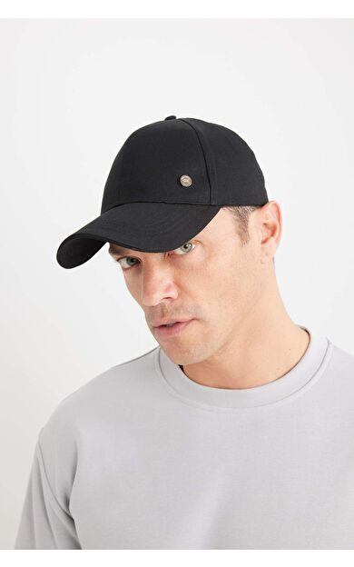 DeFacto Erkek Pamuklu Beyzbol Basketbol Şapkası N4495AZ25SMBK23