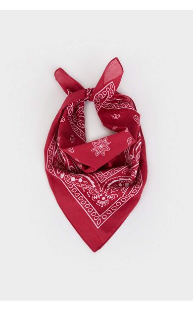 DeFacto Unisex Desenli Pamuklu Bandana