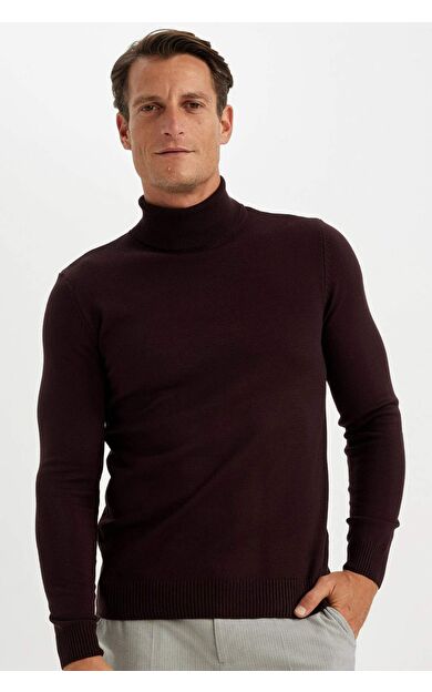 DeFacto DeFactoFit Slim Fit Balıkçı Yaka Kazak R1124AZ24WNBR46