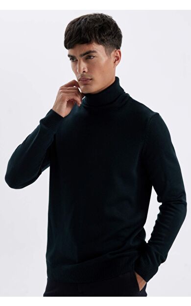 DeFacto DeFactoFit Slim Fit Balıkçı Yaka Kazak R1124AZ24WNGN1079