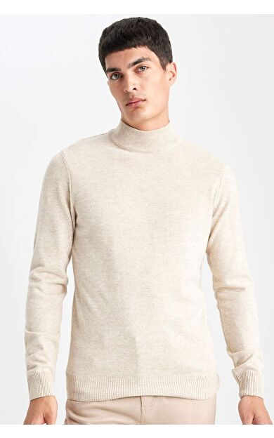 DeFacto Slim Fit Balıkçı Yaka Triko Kazak R1127AZ24SPBG300