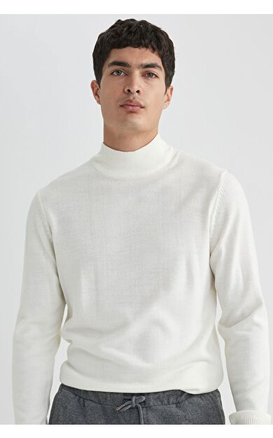 DeFacto Slim Fit Balıkçı Yaka Triko Kazak R1127AZ24SPER100