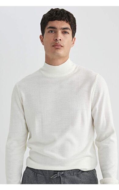 DeFacto Slim Fit Balıkçı Yaka Triko Kazak R1127AZ24SPER100