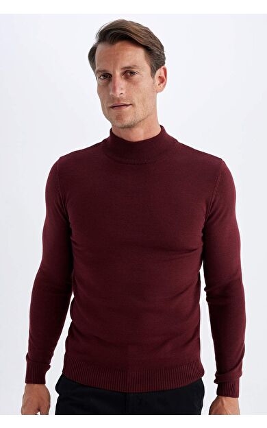 DeFactoFit Slim Fit Balıkçı Yaka Kazak R1127AZ24WNBR50