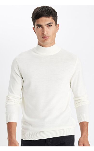 DeFacto DeFactoFit Slim Fit Balıkçı Yaka Kazak R1127AZ24WNER100