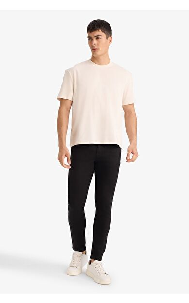 DeFacto Carlo Skinny Fit Ekstra Dar Kalıp Normal Bel Ekstra Dar Paça Jean Pantolon