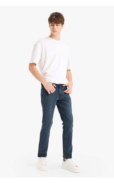 DeFacto Pedro Slim Fit Dar Paça Jean Pantolon R8791AZ25AUNM83