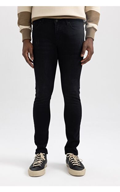 DeFacto Carlo Skinny Fit Ekstra Dar Kalıp Normal Bel Ekstra Dar Paça Jean Pantolon S2285AZ23AUNM40