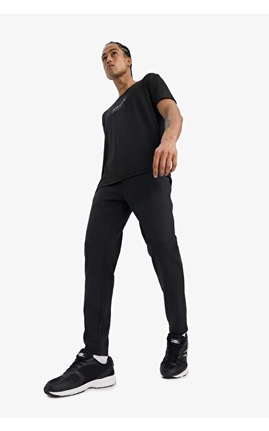 DeFacto DeFactoFit Slim Fit Dar Kesim Fermuarlı Standart Paça Jogger Eşofman Altı S3309AZ25AUBK81