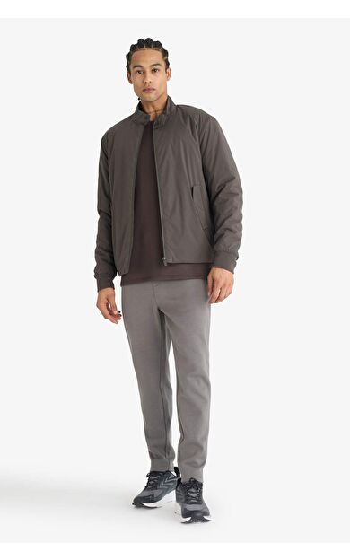 DeFactoFit Slim Fit Dar Kesim Fermuarlı Standart Paça Jogger Eşofman Altı S3309AZ25AUGR311