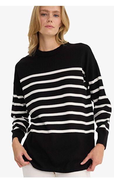 DeFacto Relax Fit Bisiklet Yaka Tunik