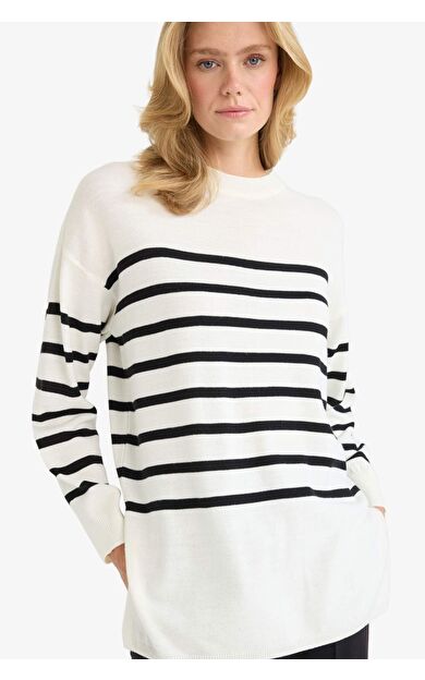 DeFacto Relax Fit Bisiklet Yaka Tunik