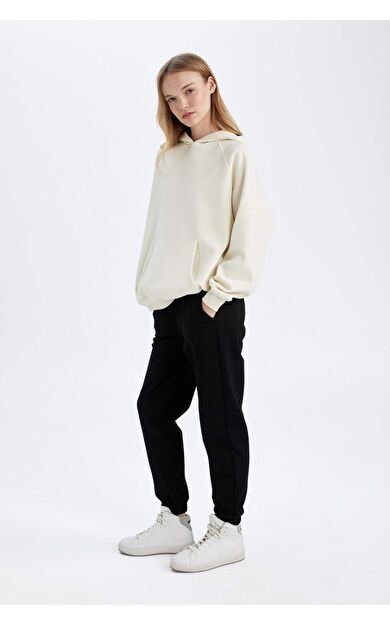 DeFacto Regular Fit Cepli Uzun Boy Jogger Eşofman Altı S8381AZ24WNBK81