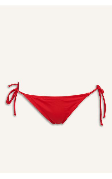 DeFacto Regular Fıt Bağcıklı Bikini Altı Kırmızı