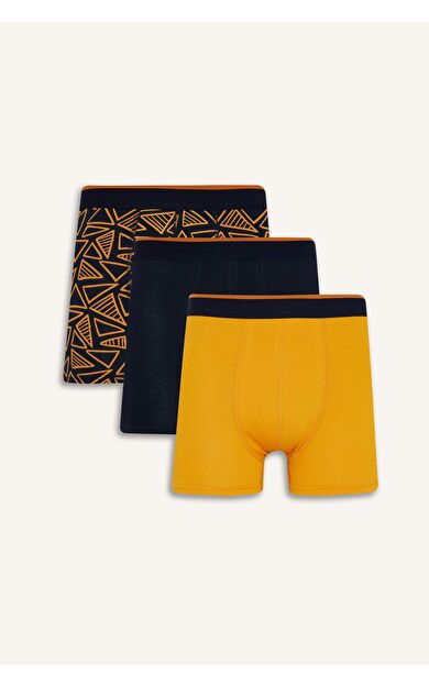 Regular Fit Baskılı 3'lü Boxer T4929AZ25AUNV135
