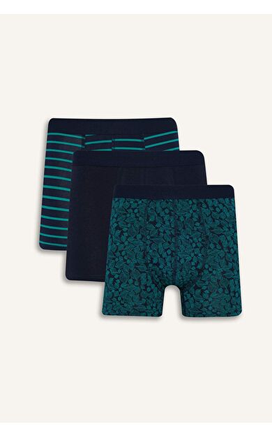 DeFacto Regular Fit Çizgili 3'lü Boxer T4935AZ25AUNV135