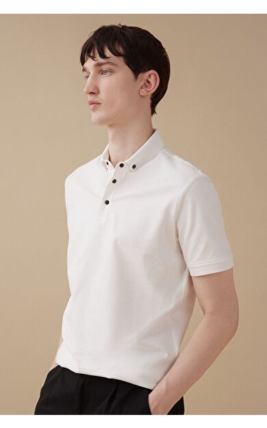 DeFacto Slim Fit Basic Kısa Kollu Polo Tişört T5259AZ24SPWT32