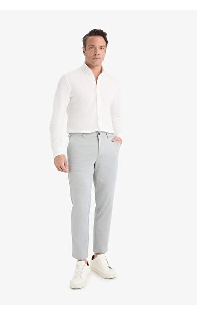 DeFacto Jogger Fit Cepli Esnek Kumaş Düz Paça Pantolon