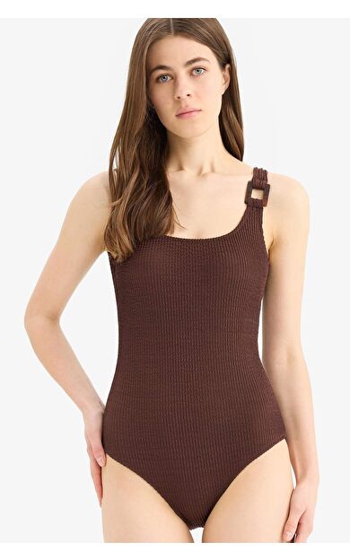 Regular Fit Bürümcük Mayo-Fall in Love T8005AZ25SMBN341