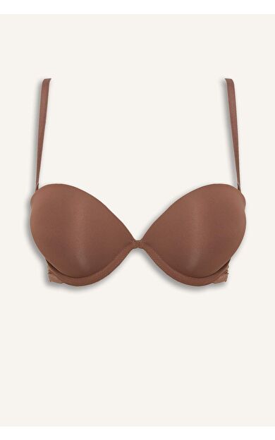 DeFacto Micro Kaplı Yarım Dolgulu Balenli Straplez Sütyen