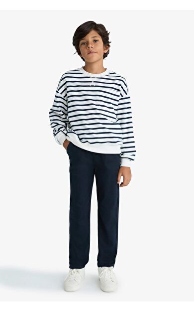 DeFacto Erkek Çocuk Okula Dönüş Regular Fit Düz Paça Gabardin Pantolon T8850A625AUNV253