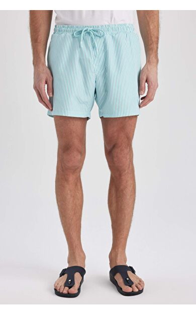 DeFacto Kısa Boy Yüzme Şortu Turkuaz