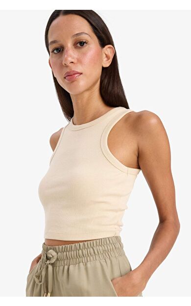 DeFacto Fitted Halter Yaka Fitilli Kaşkorse Atlet U0357AZ25SMBG286