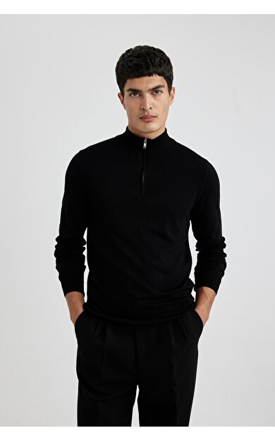 DeFacto Slim Fit Yarım Balıkçı Yaka Kazak