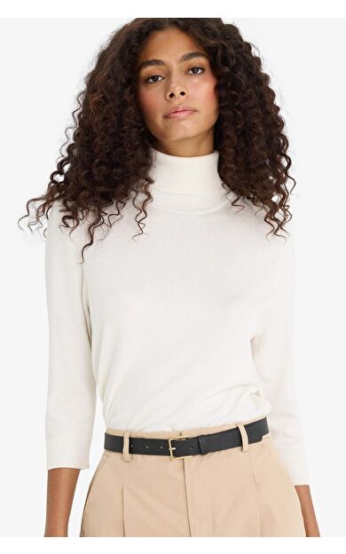 Regular Fit Balıkçı Yaka Kazak