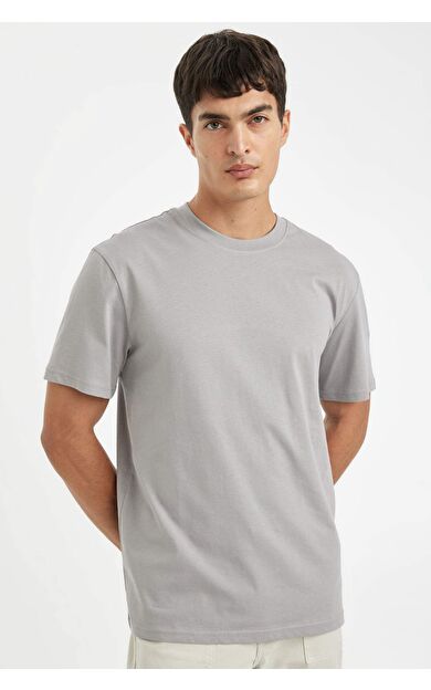 DeFacto New Regular Fit Bisiklet Yaka Basic Kısa Kollu Tişört