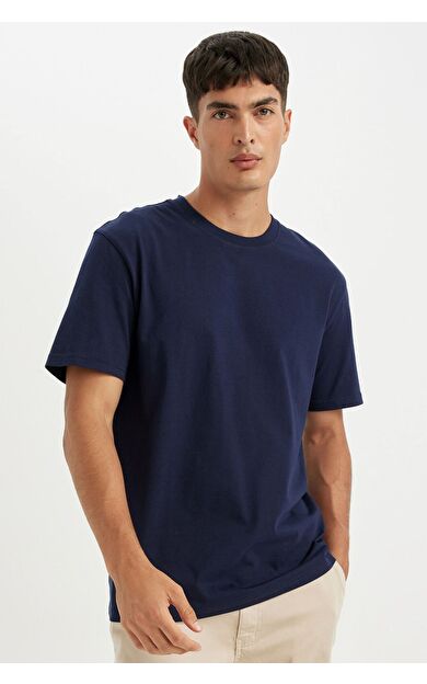 DeFacto DeFactoFit New Regular Fit Bisiklet Yaka Kısa Kollu Tişört V7699AZ24AUNV241