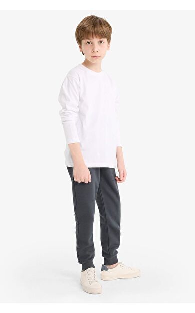 DeFacto Erkek Çocuk Beli Lastikli Kalın Eşofman Altı