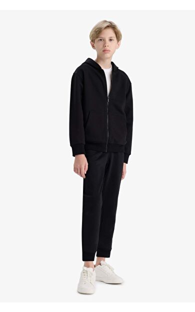 Erkek Çocuk Beli Paçası Lastikli Okul Eşofman Altı W0773A625WNBK81