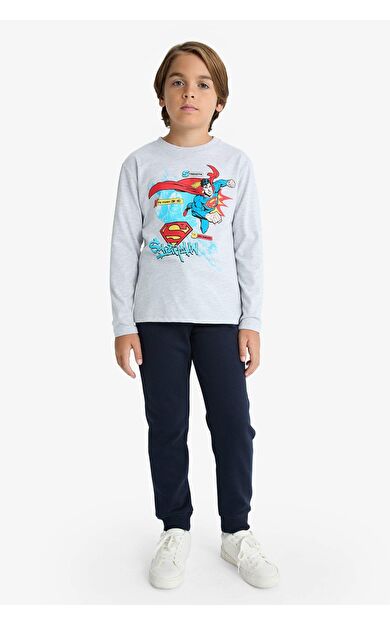 Erkek Çocuk Beli Lastikli Kalın Eşofman Altı W0773A625WNNV253