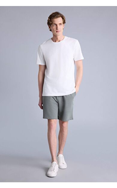 DeFacto Regular Fıt Sweatshirt Kumaşı Şort