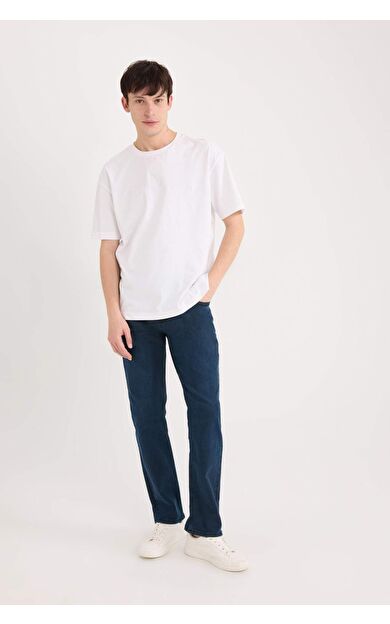DeFacto Sergio Regular Fit Normal Kalıp Normal Bel Boru Paça Jean Pantolon W7086AZ25SPNM83