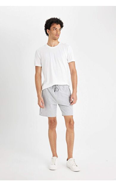 DeFacto DeFactoFit Slim Fit Dar Paça Şort W7965AZ24HSGR362